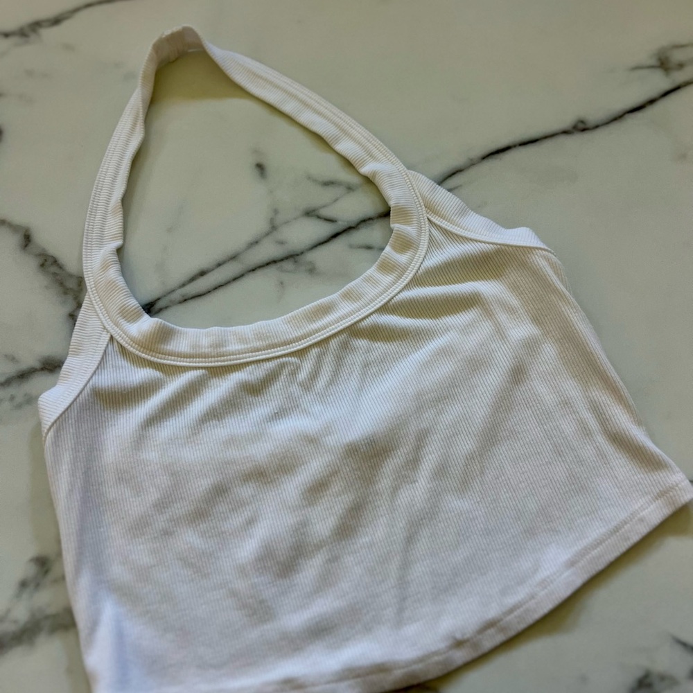 Joah Brown Black & White Halter Ribbed M/L (Sold separately) - Picture 4 of 4